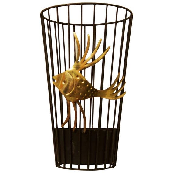 傘立て Bosse ミッドセンチュリー 1950 ボッセ オーストリア 真鍮