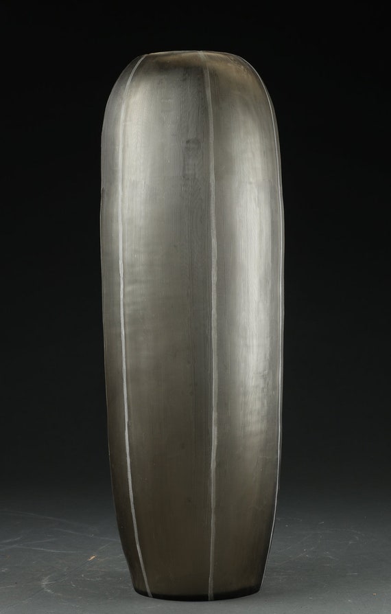 Tall Glass Vase By Guaxs