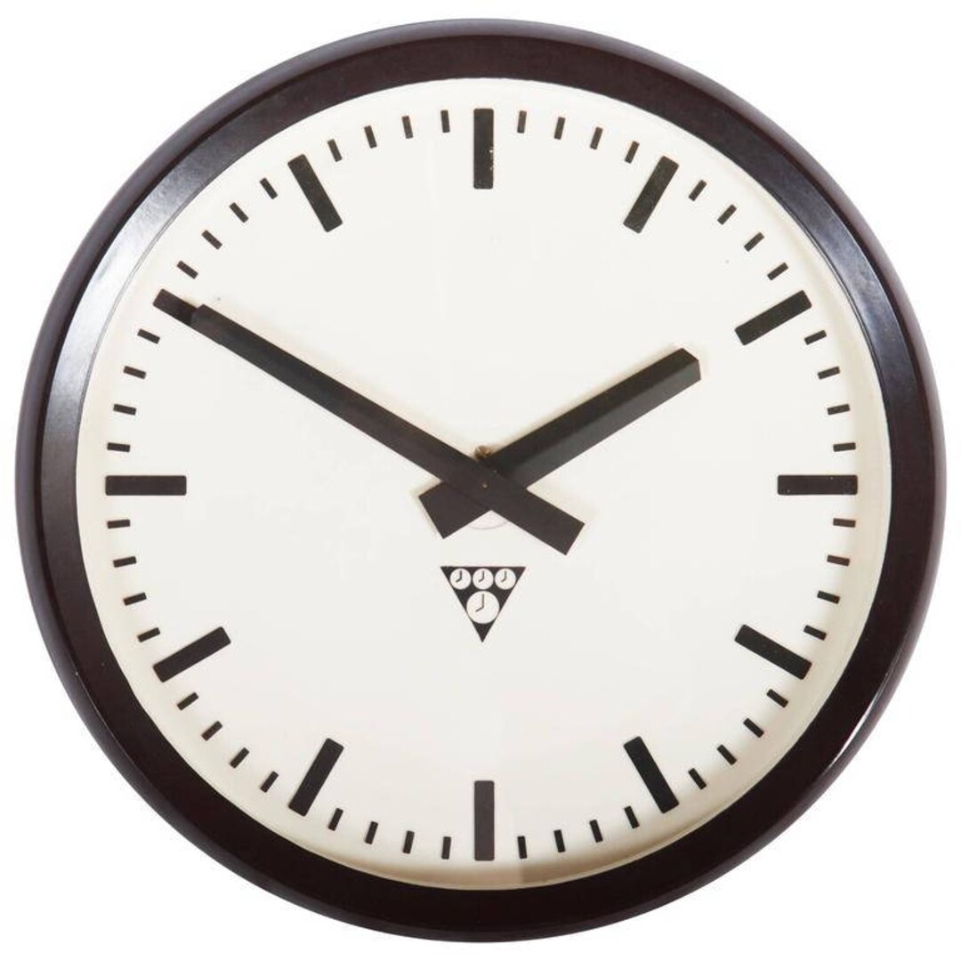 Bakelite Industrial Factory Wall Clock by Pragatron - Etsy