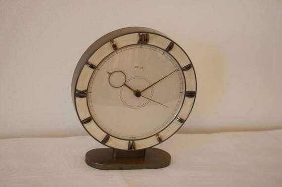 Big Kienzle Art Deco Table Clock, 1930s - Etsy