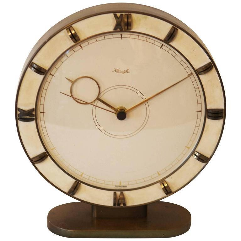 Big Kienzle Art Deco Table Clock, 1930s - Etsy
