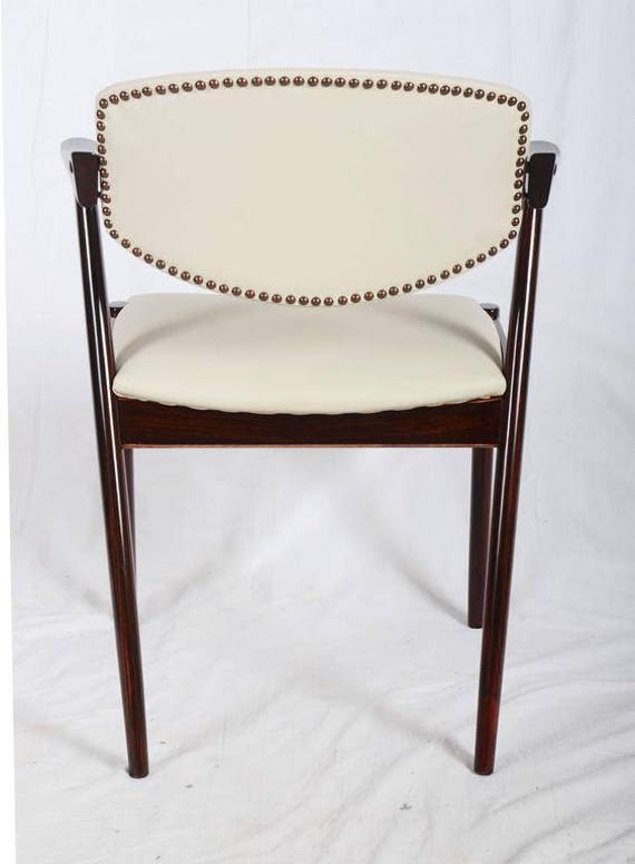 Rosewood and Leather Chair by Kai Kristiansen Model 42 - Etsy Rosewood and Leather Chair by Kai Kristiansen Model 42 - Etsy