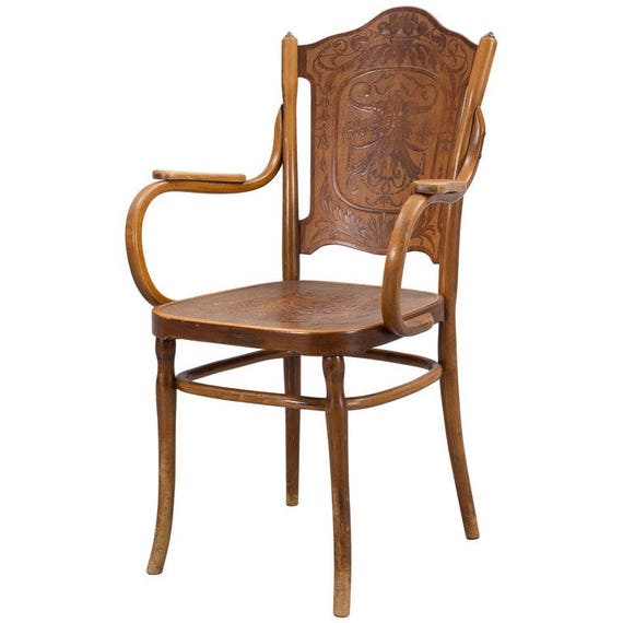 Vienna Secession Armchair by Jakob & Josef Kohn Nr. 67 - Etsy