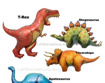 dinosaur balloons etsy