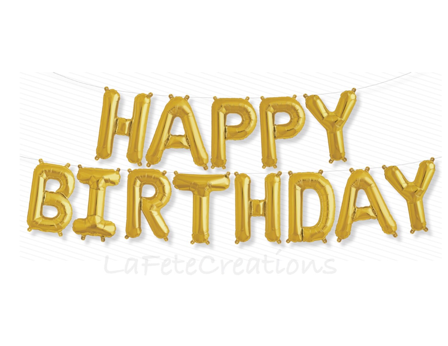 HAPPY BIRTHDAY Letter Balloons Set Of 13 Balloons Air Fill Etsy