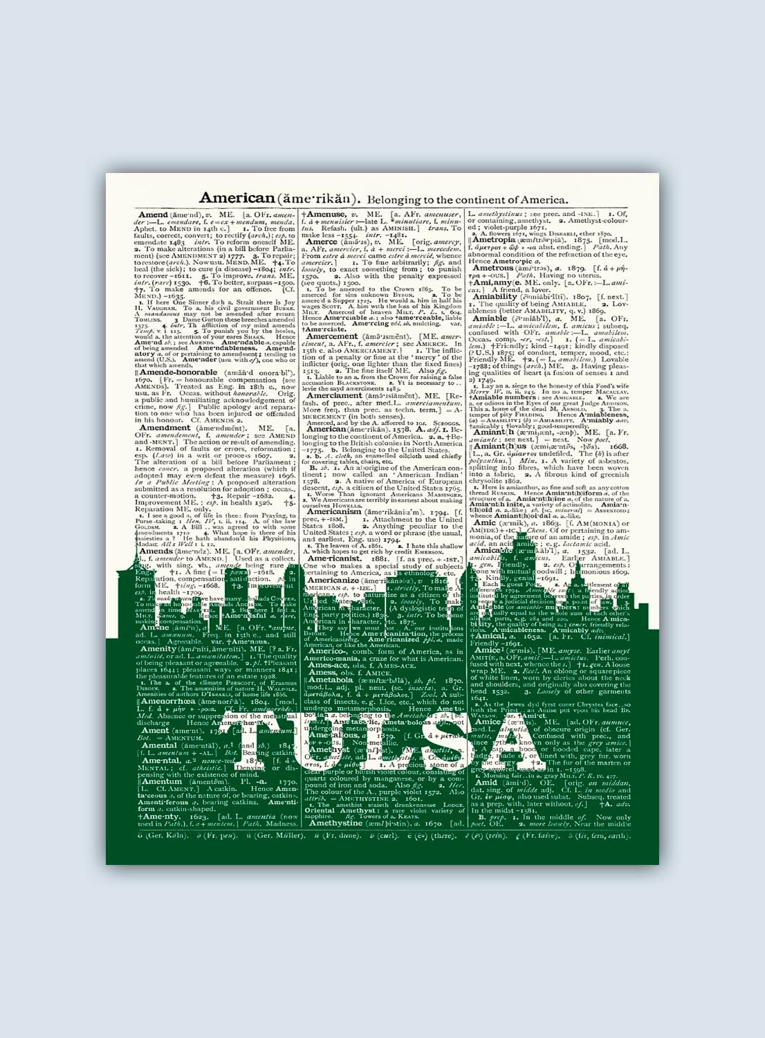 Tulsa Skyline Tulsa Poster Tulsa Decor Tulsa Print Tulsa Etsy