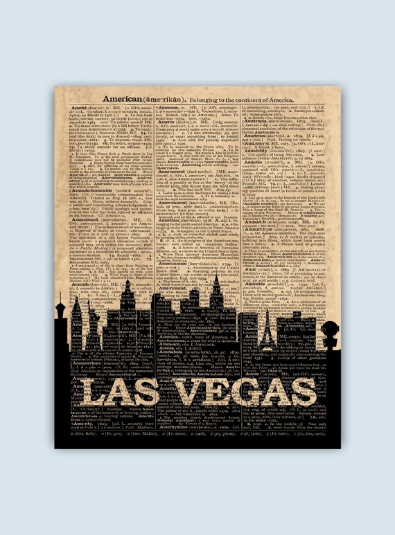 Las Vegas Skyline Poster Decor Image 0