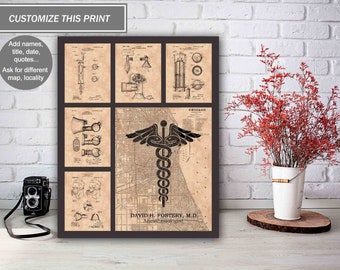 Anesthesia Art Print, Anesthesiology Gifts, Graduation Poster