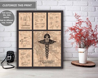 Personalized Pulmonology Poster, Pulmonologist Gifts, Lung Doctor Office Decor