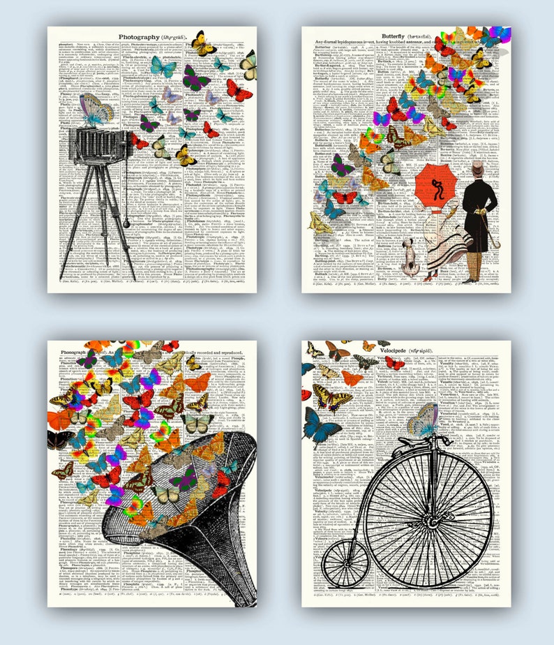 Butterflies Art Butterfly Print Butterflies Bike Butterfly Etsy