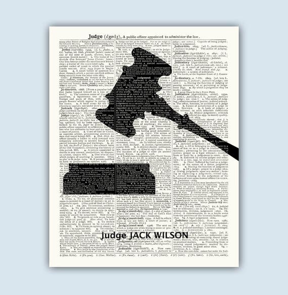 Law Gifts Judge Gifts Personalized Judge Print Gift Judge Etsy