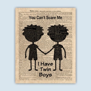 Twin Boys Print, Twins Kids, Gifts For Dad, Gifts For Mom, Mom Of Twins, Dad Of Twins, Gifts For Parents, mother day