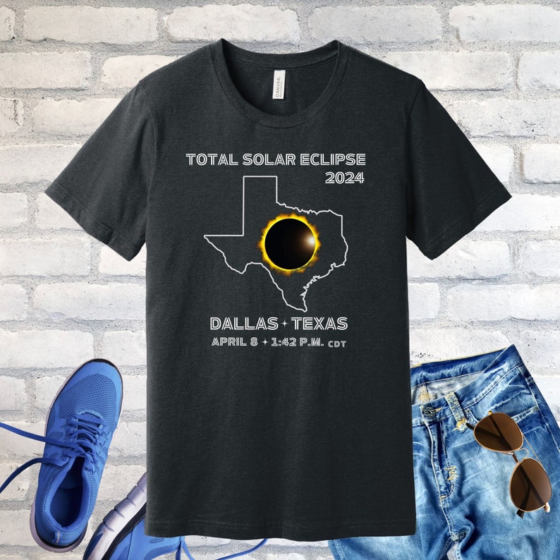 Total Solar Eclipse Texas 2024 Shirt, Total Solar Eclipse Tee, Solar
