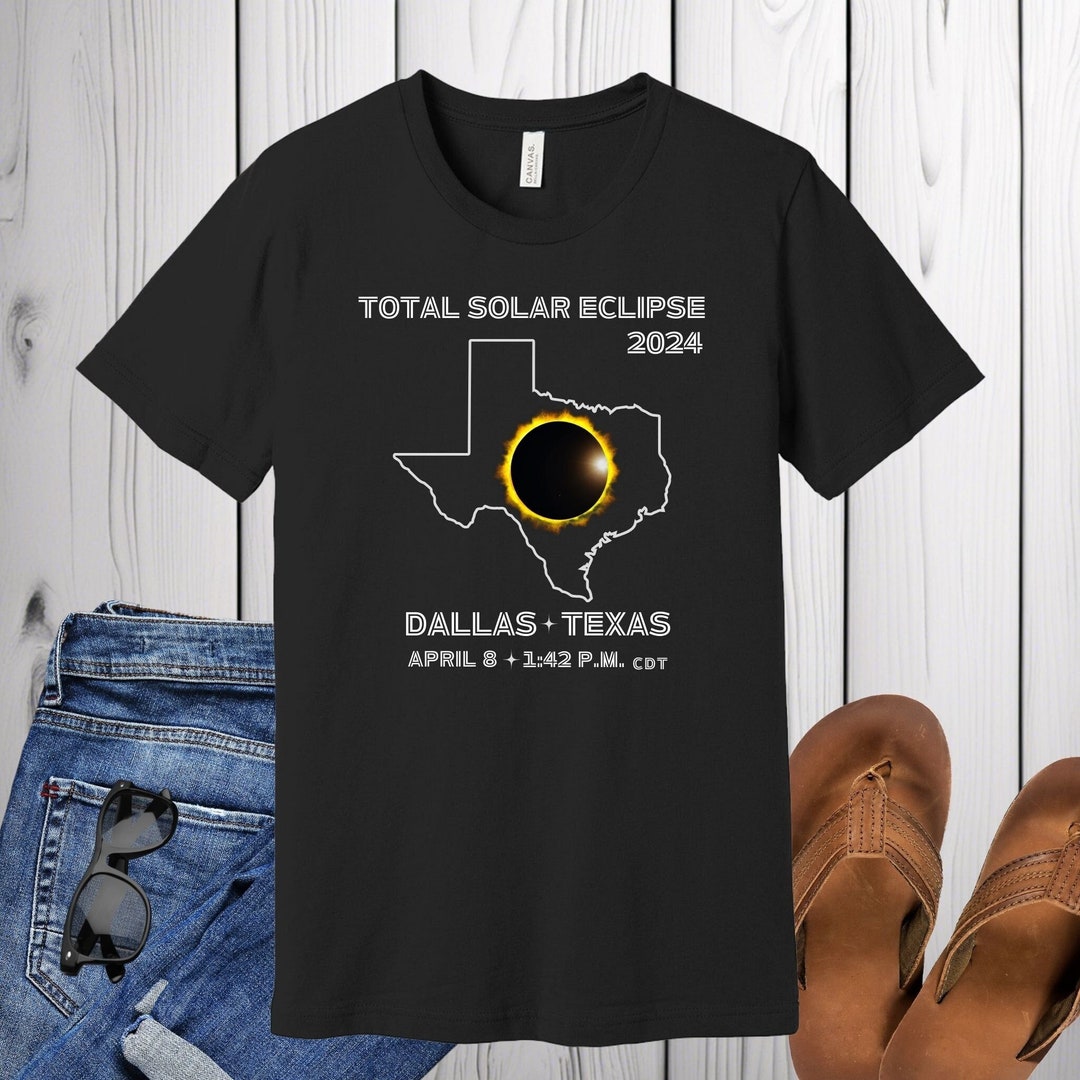 Total Solar Eclipse Texas 2024 Shirt, Total Solar Eclipse Tee, Solar
