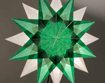 Window star Waldorf light decoration - Thistle