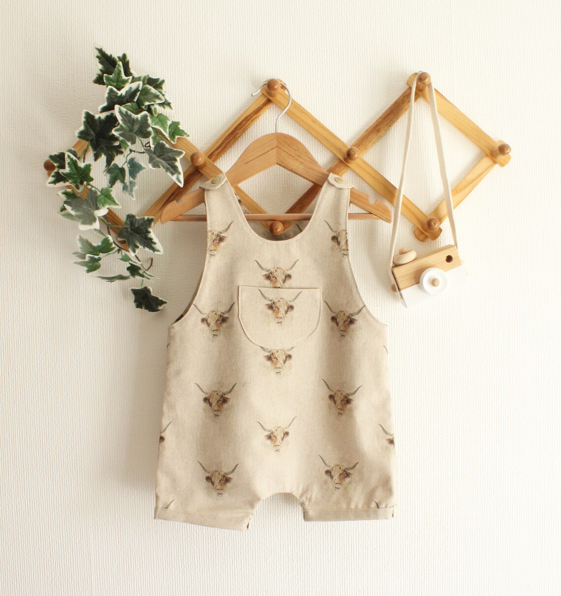 The French Style Dungaree Cotton Romper