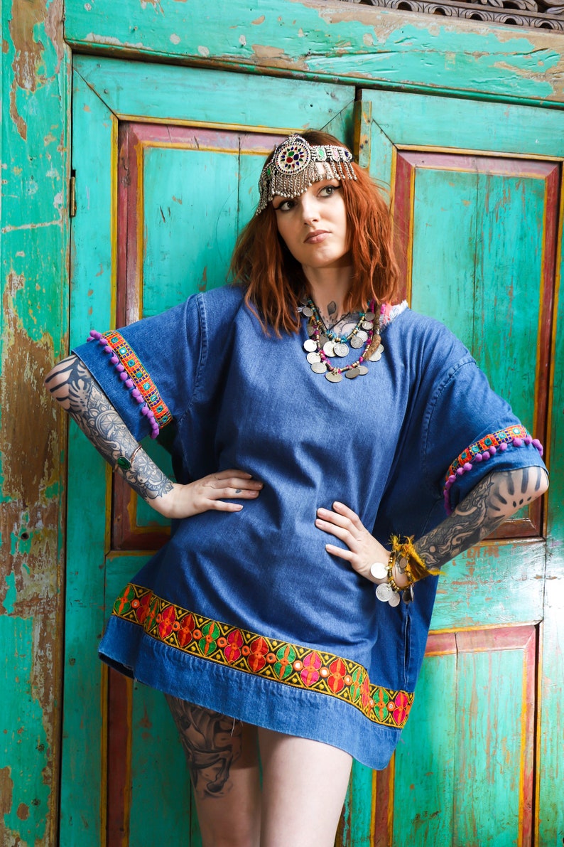denim gypsy dress