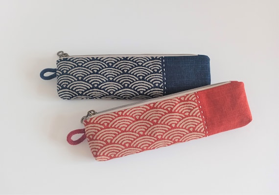 Japanese Wave Pencil Case 