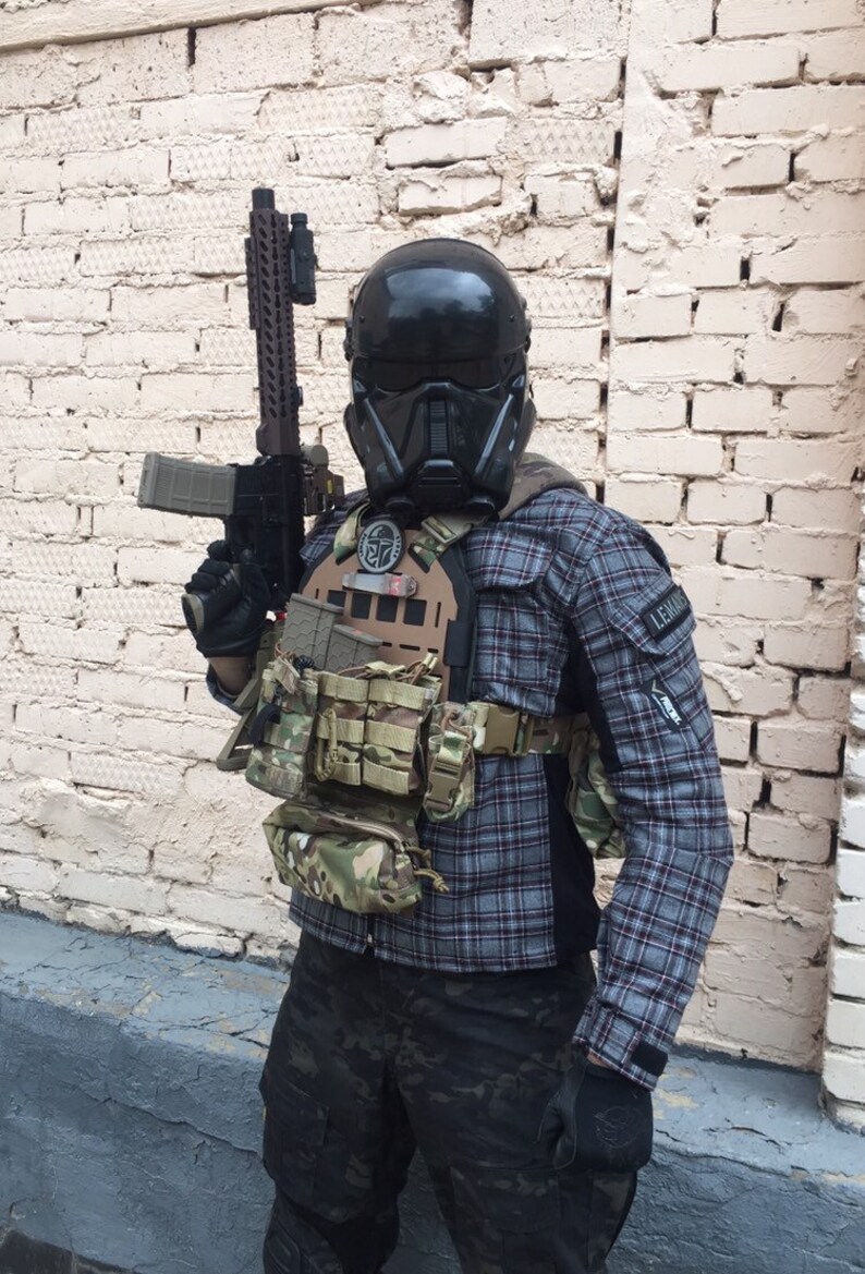 Death trooper airsoft/cosplay helmet Etsy