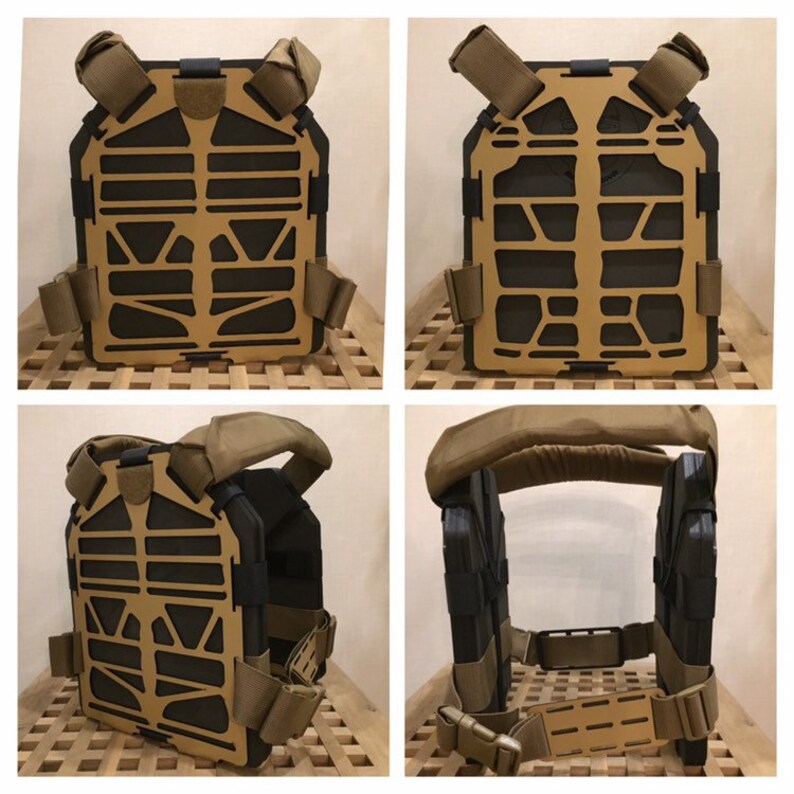 Airsoft plate carrier skeleton style Etsy