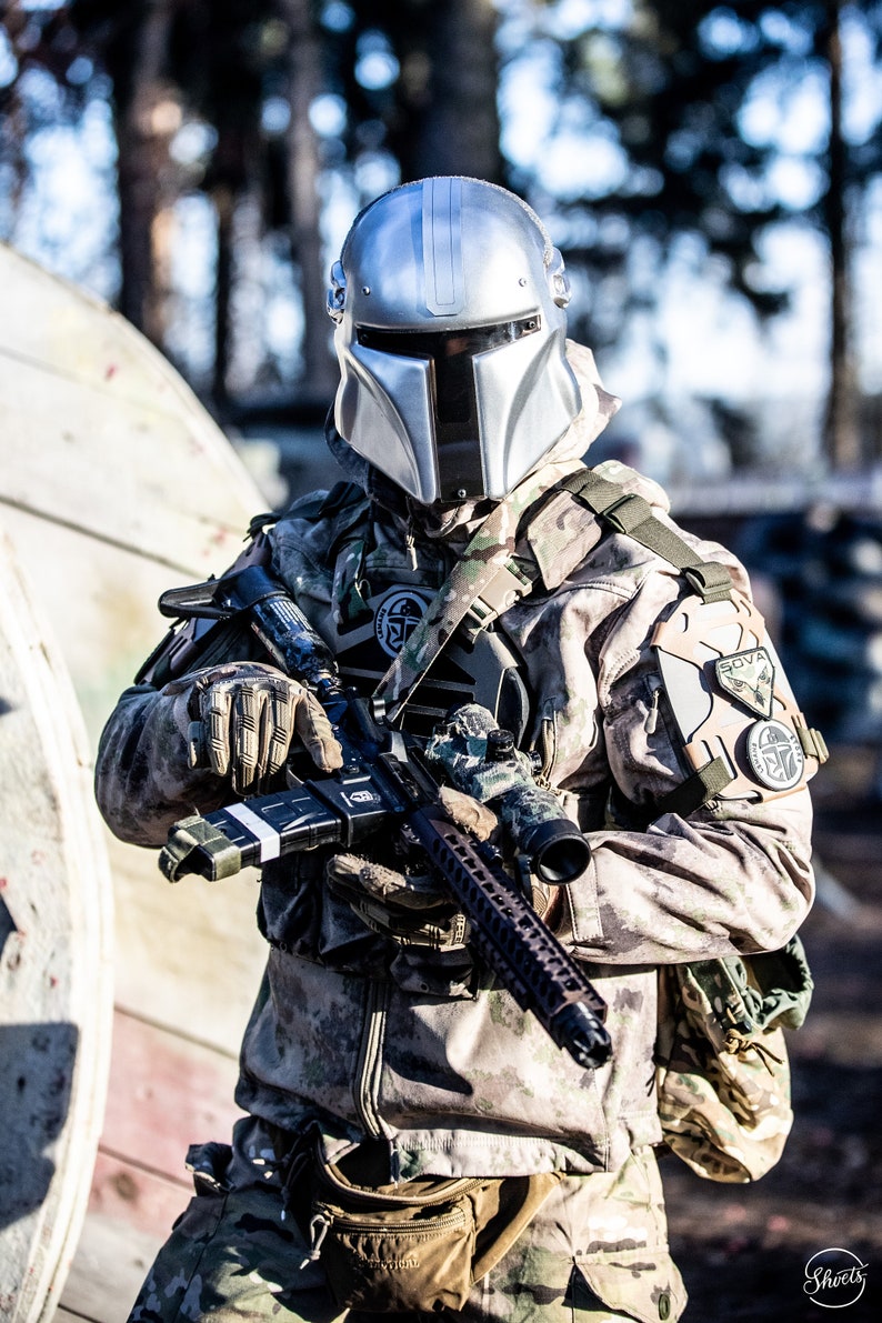 The Mandalorian TV Show Airsoft/cosplay Helmet Etsy UK