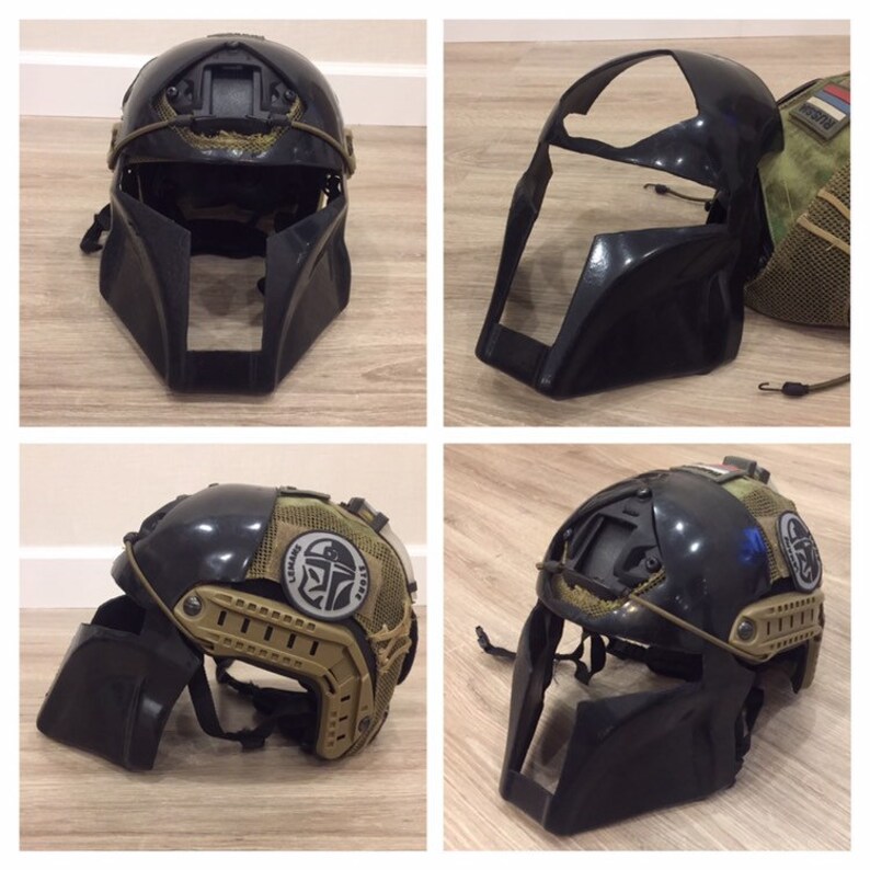 Paintball Mandalorian fast MASK for helmet Etsy