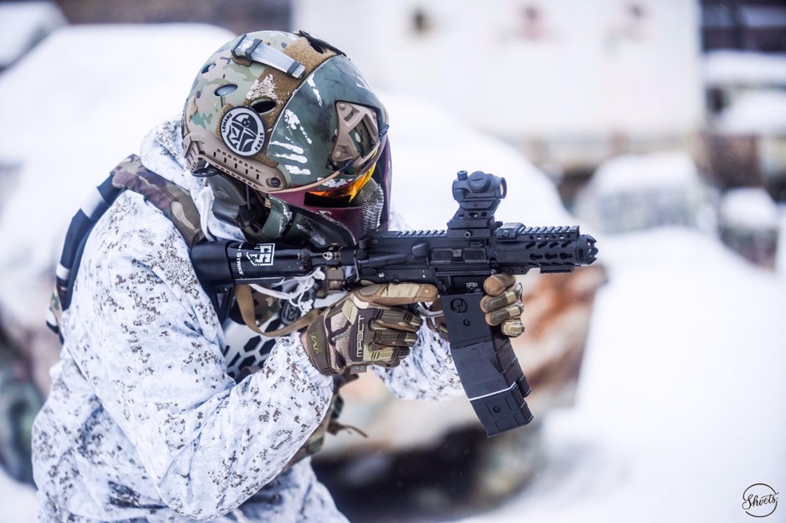 Paintball Mandalorian fast MASK for helmet Etsy