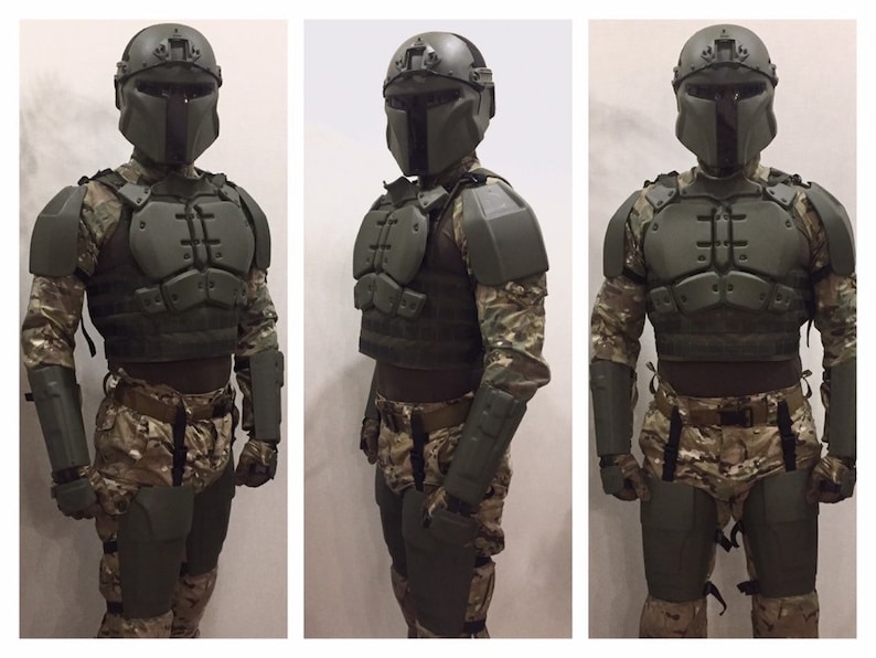 Full set of armor airsoft/paintball/cosplay READ DESCRIPTION Etsy