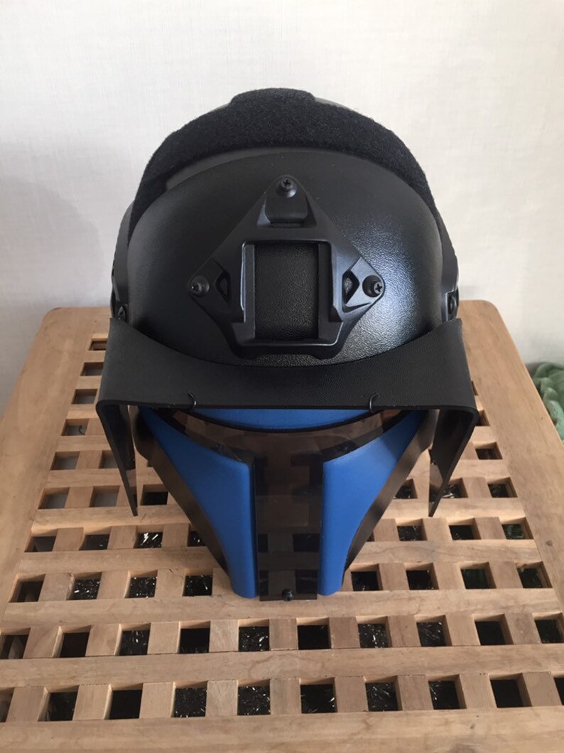 Mandalorian airsoft helmet with sunshield Etsy