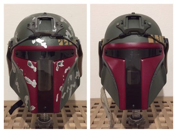 Boba Fett custom tactical helmet. 