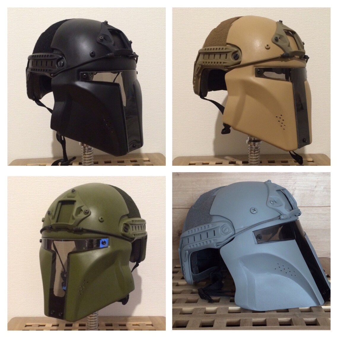 Mandalorian airsoft helmet WITHOUT EARS PROTECTION Etsy