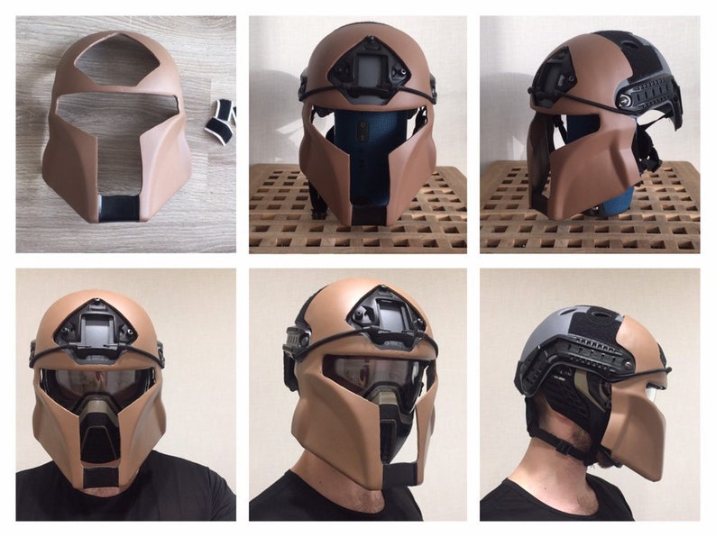 Paintball Mandalorian fast MASK for helmet Etsy