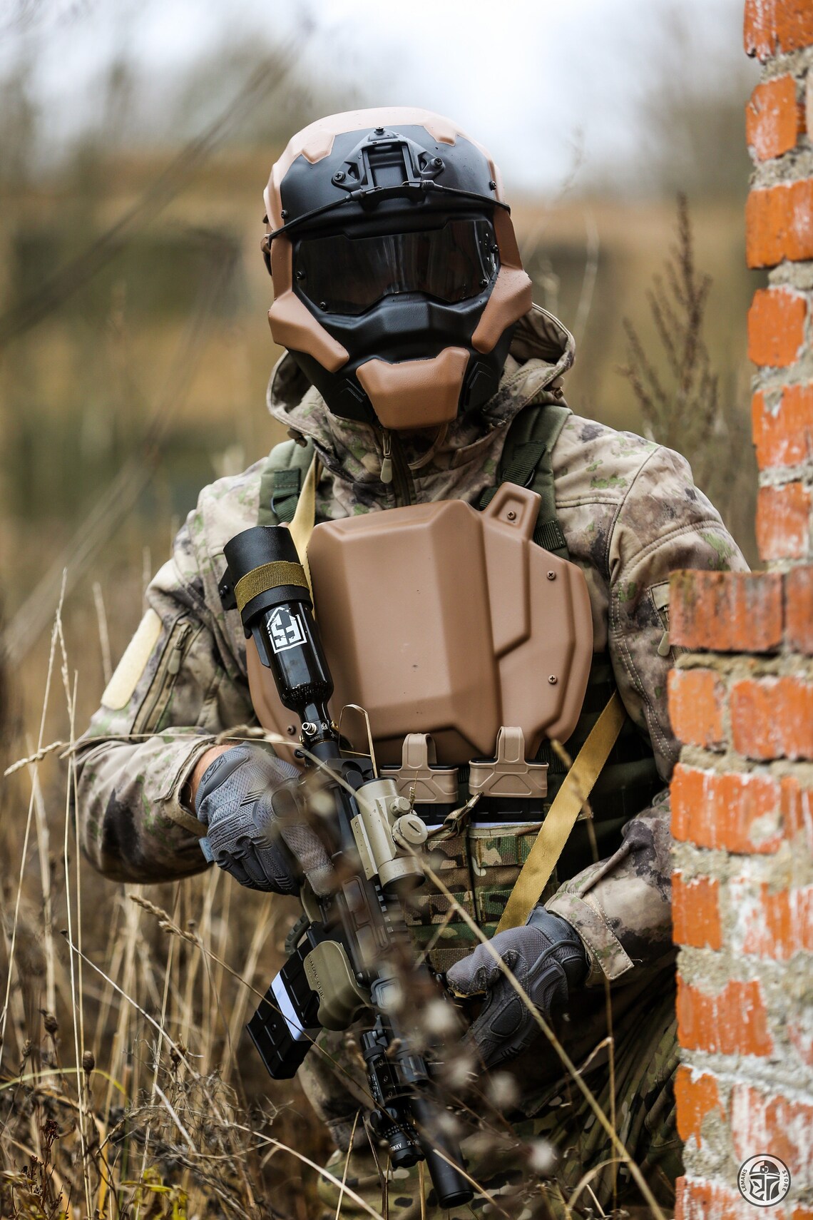 HALO Airsoft Carter Commando Helmet Etsy