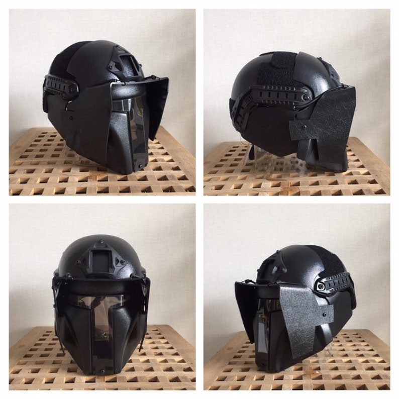 Mandalorian airsoft helmet with sunshield Etsy