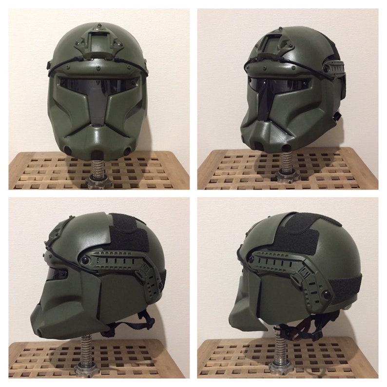 Airsoft Republic Commando Helmet with Ears Protection Etsy Ireland