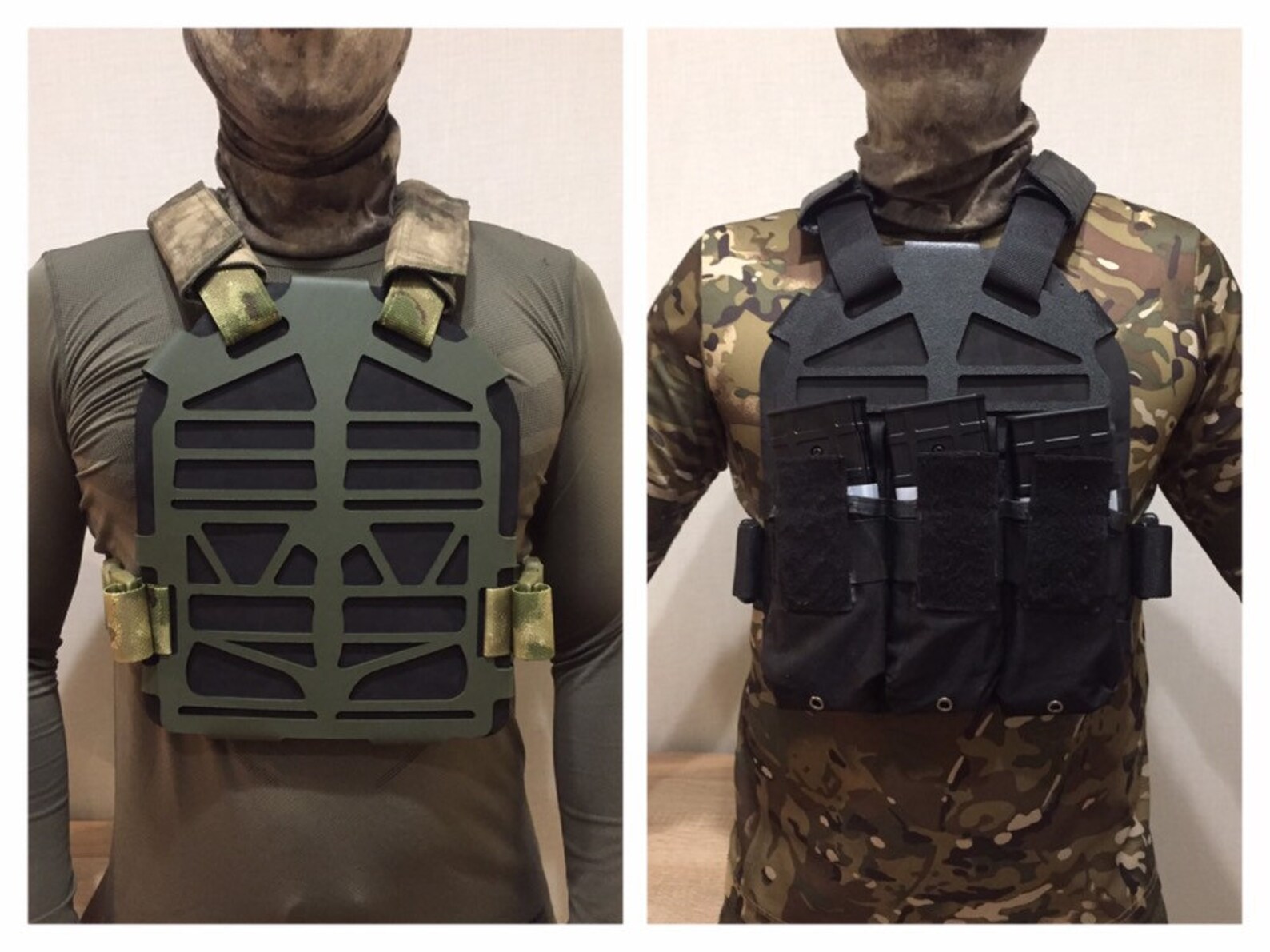 Airsoft plate carrier skeleton style Etsy