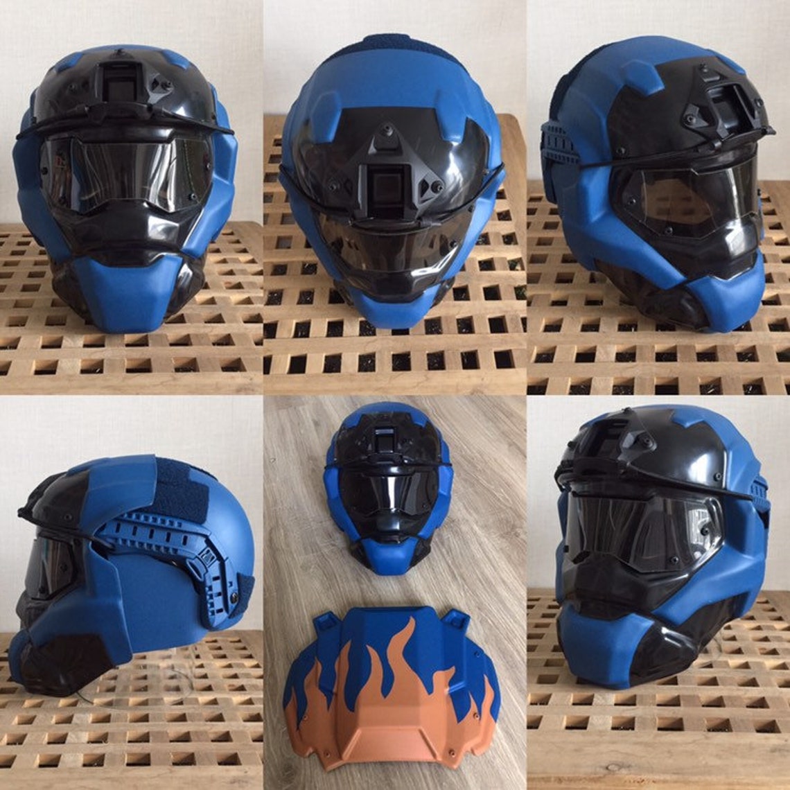 HALO Airsoft Carter Commando Helmet Etsy