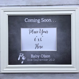 Pregnancy Announcement for Grandma Grandparents, Gender Reveal, Ultrasound Picture Frame, Sonogram Picture Frame, Grandparents to be gift