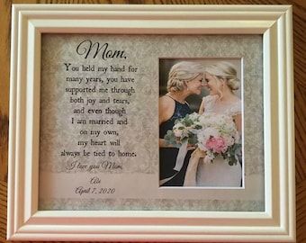 Mother of the Bride gift from Daughter Mom Wedding Gift Rehearsal Dinner Gift for Mother Wedding Frame Mother of the Bride Frame Wedding