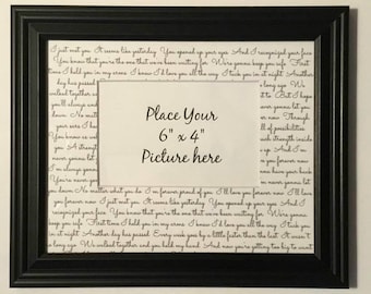 First Dance Lyrics Frame Father Daughter Dance Song Lyric Christmas Gift Idea