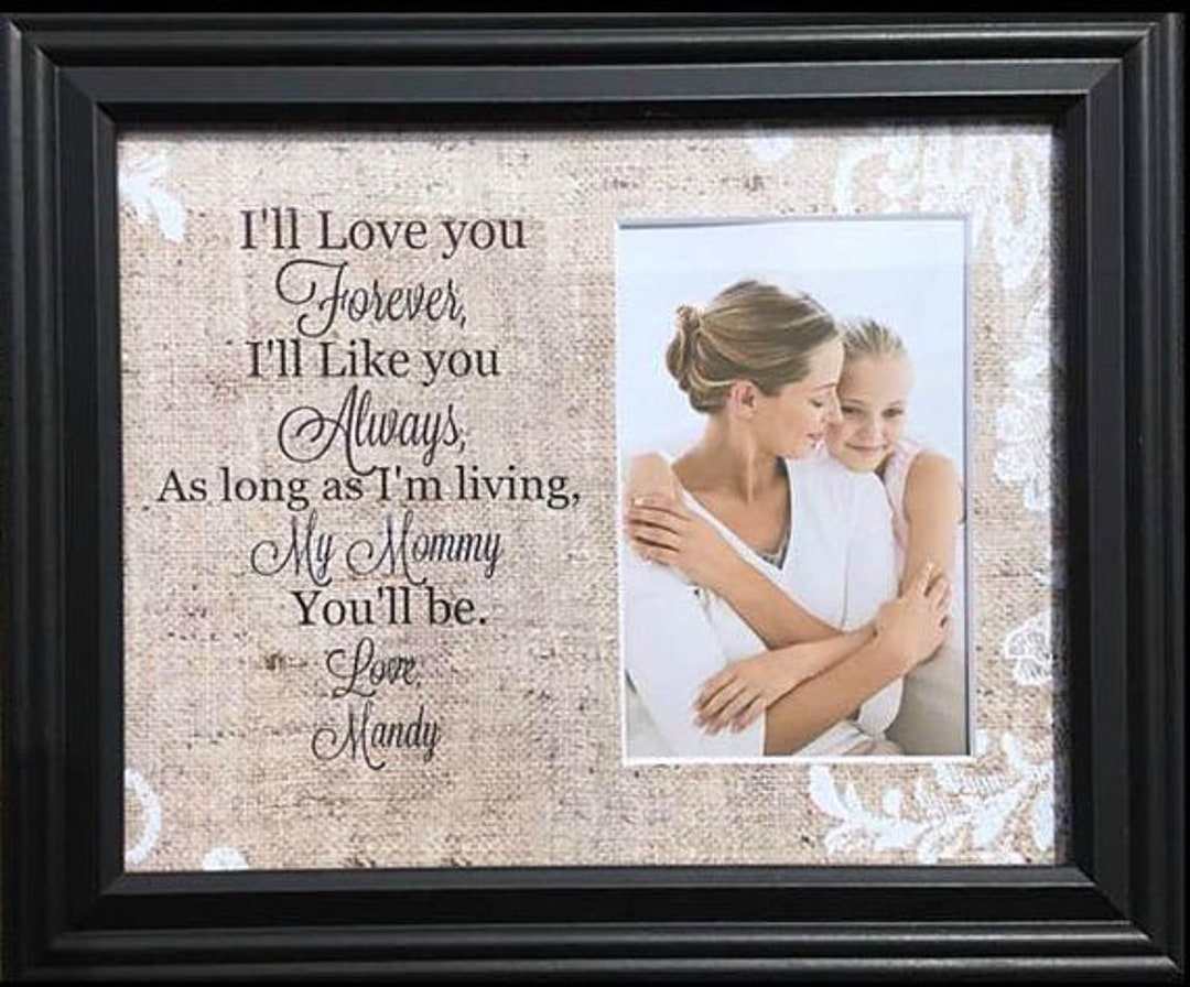 SELORY Christmas Unique Gifts for Mom from Daughter,Christmas Mom  Gifts,Birthday Mom Gifts from Daughter Kids Son Husband,Picture Frame New  Mom