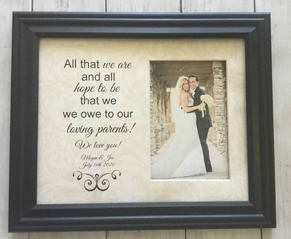 wedding gifts for parents