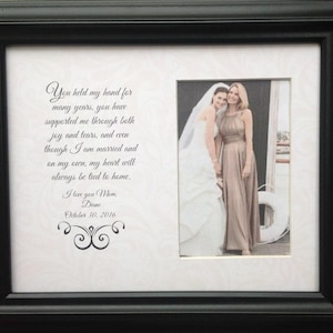 Mother of the Bride gift from Daughter Mom Wedding Gift Rehearsal Dinner Gift for Mother Wedding Frame Mother of the Bride Frame Wedding