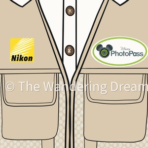 Photopass Cast Member Costume Digital Download