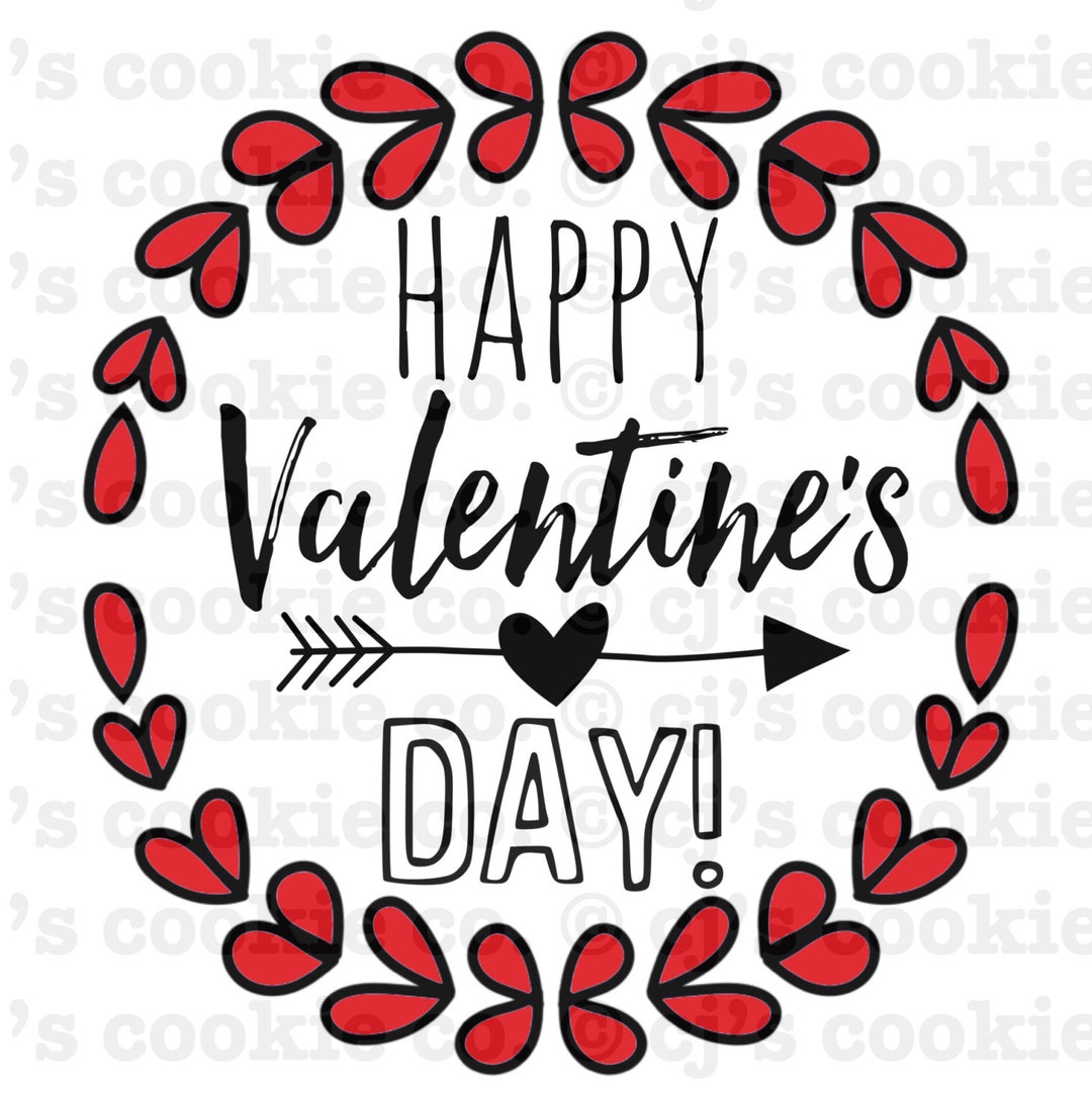 Happy Valentine's Day Printable Tags - Etsy