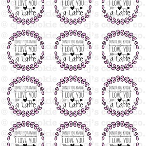 Donut You Know I Love or Like You A Latte Printable Tags - Etsy