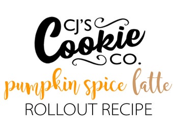 Pumpkin Spice Latte Rollout Cookie Recipe