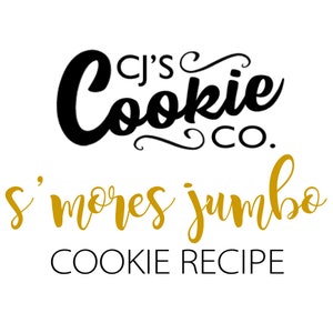 S’mores Cookie Recipe (by weight)