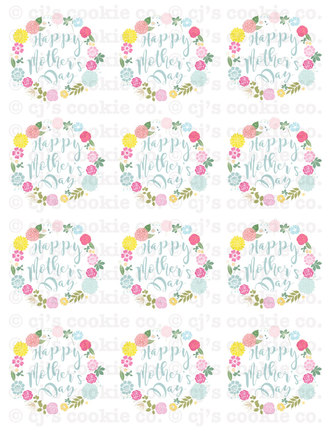 Happy Mother's Day Printable Tags - Etsy