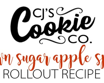 Recette de biscuit roulé aux épices à la pomme et à la cassonade